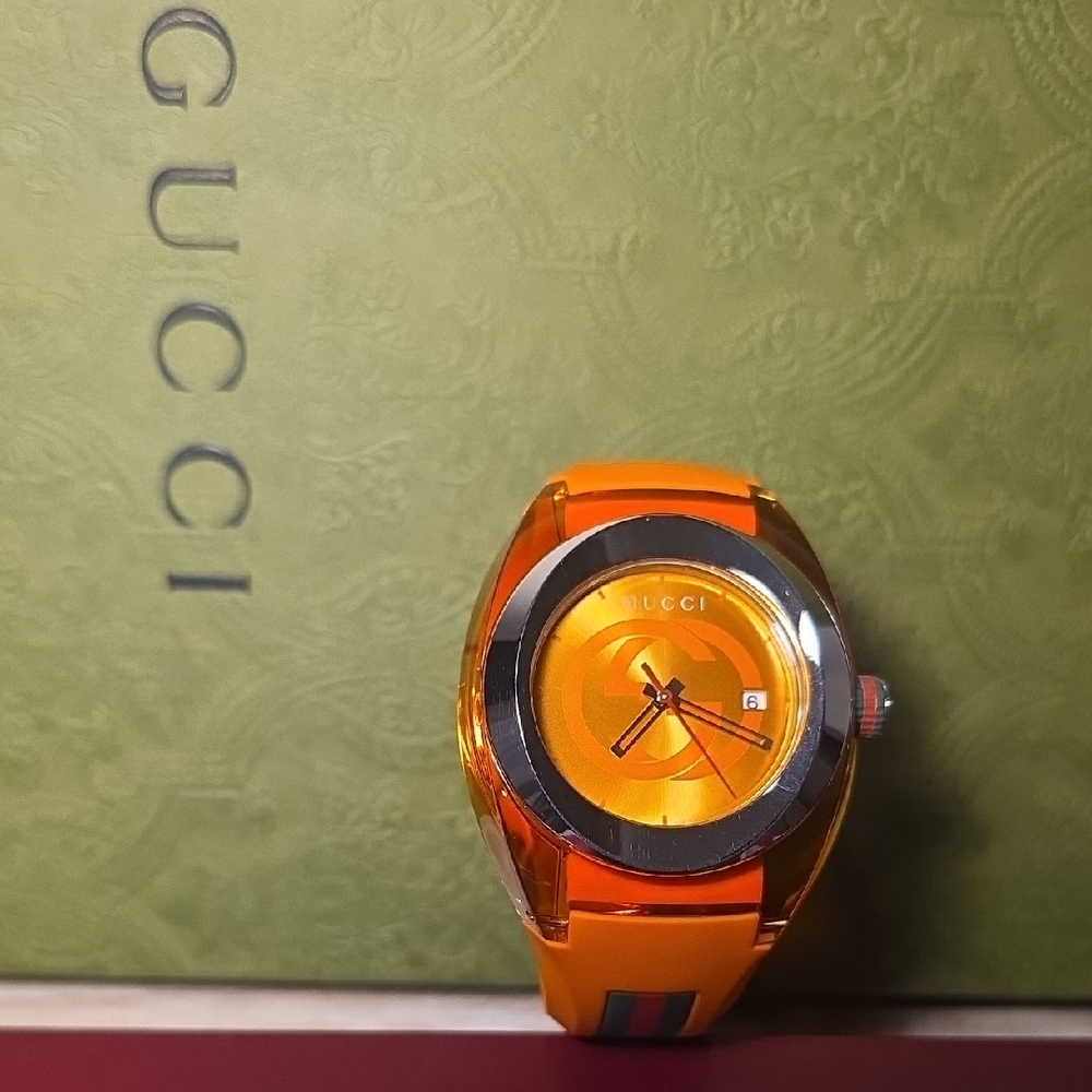 Gucci Vibrant Orange Timepiece